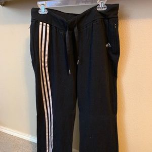 adidas women's black track pant